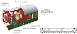 Rovos Rail Pullman Suite Layout